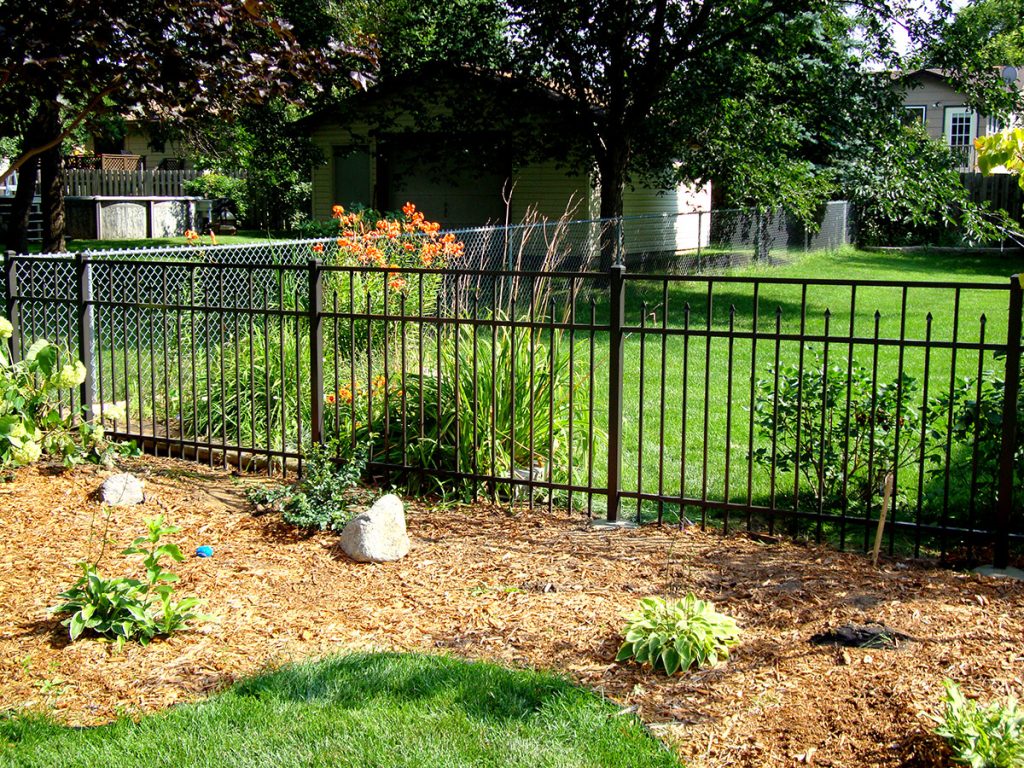 Aluminum Black Picket Fence Garden