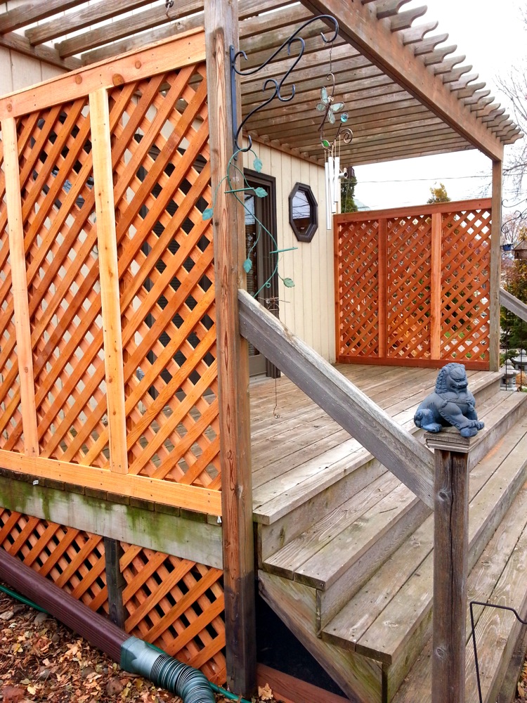 twin cities fencing lattice cedar